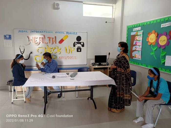 Health Checkup Camp at PIS Deolali - 2021 - deolali